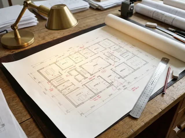 Grundriss und Bauzeichnung — Planungsunterlagen