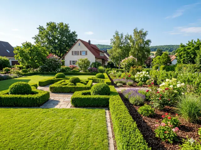 Gartenpflege — Heckenschnitt und Rasenpflege